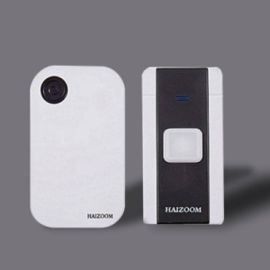 Wireless Doorbell with 2 Buttons and 1 Transmitter, Easy Installation