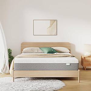 Novilla 8-Inch Gel Memory Foam Queen Size Mattress for Pressure Relief