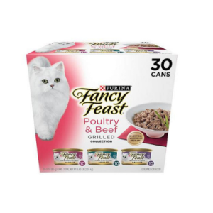 Purina Fancy Feast Seafood Classic Pate Collection Grain Free Wet Cat Food Variety Pack