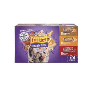 Purina Friskies Wet Cat Food Variety Pack, Oceans of Delight Flaked & Prime Filets