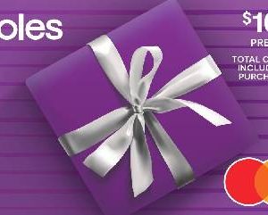 Gift Cards Coles Mastercard Digital $100